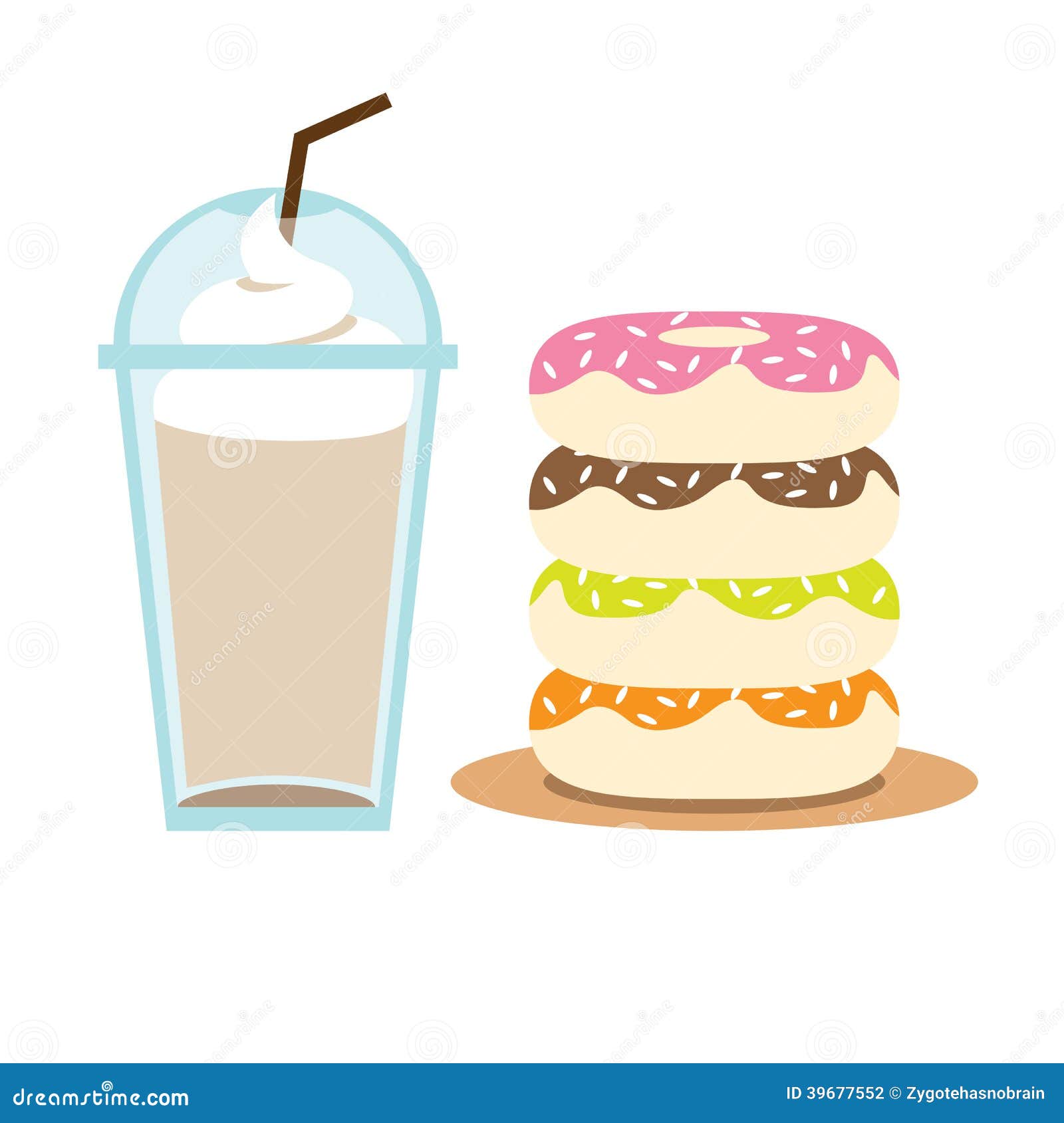 free clipart coffee and donuts - photo #26