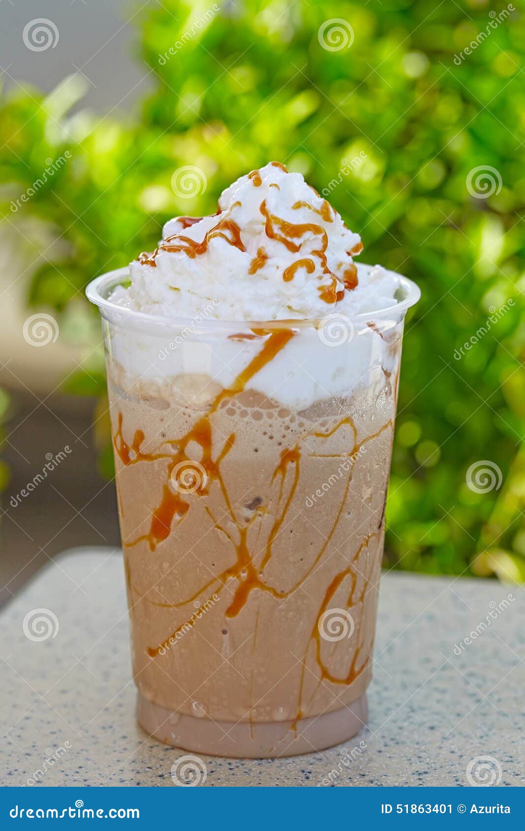 Iced Coffee Latte in Plastic Cup Isolated on White Background, C Stock  Photo - Image of brown, straw: 91887366