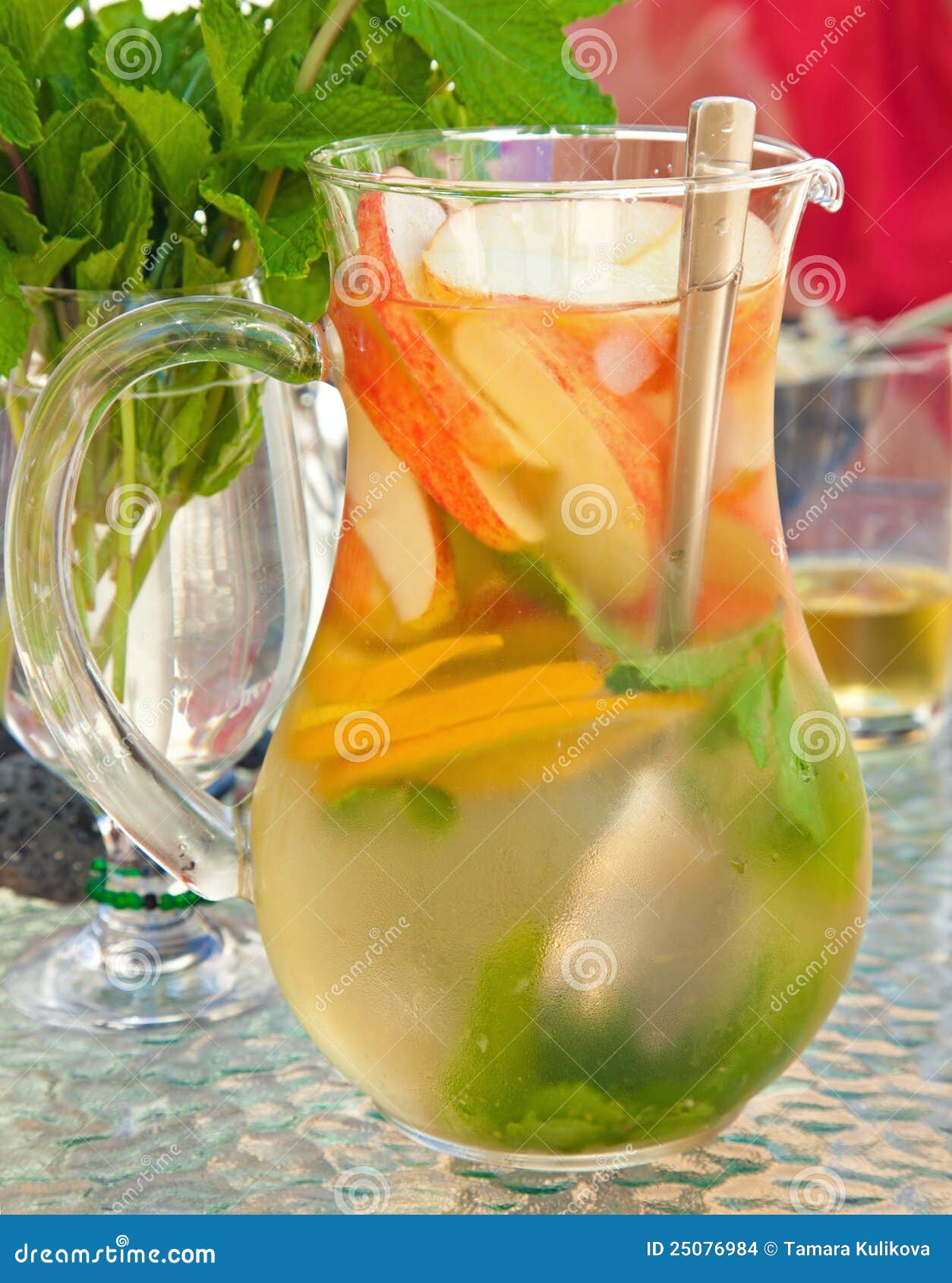 Iced Fruit Tea Stock Images Image 25076984