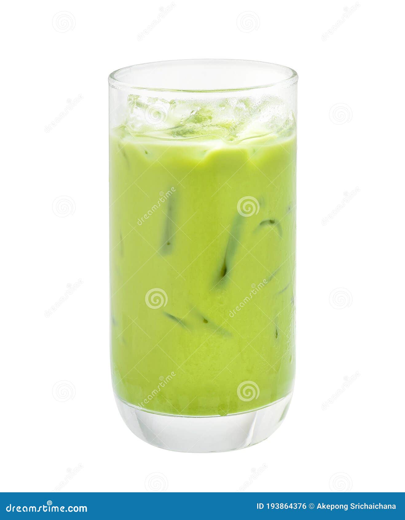 Iced Green Tea Isolated on White Background Stock Photo Image of isolated, japanese 193864376