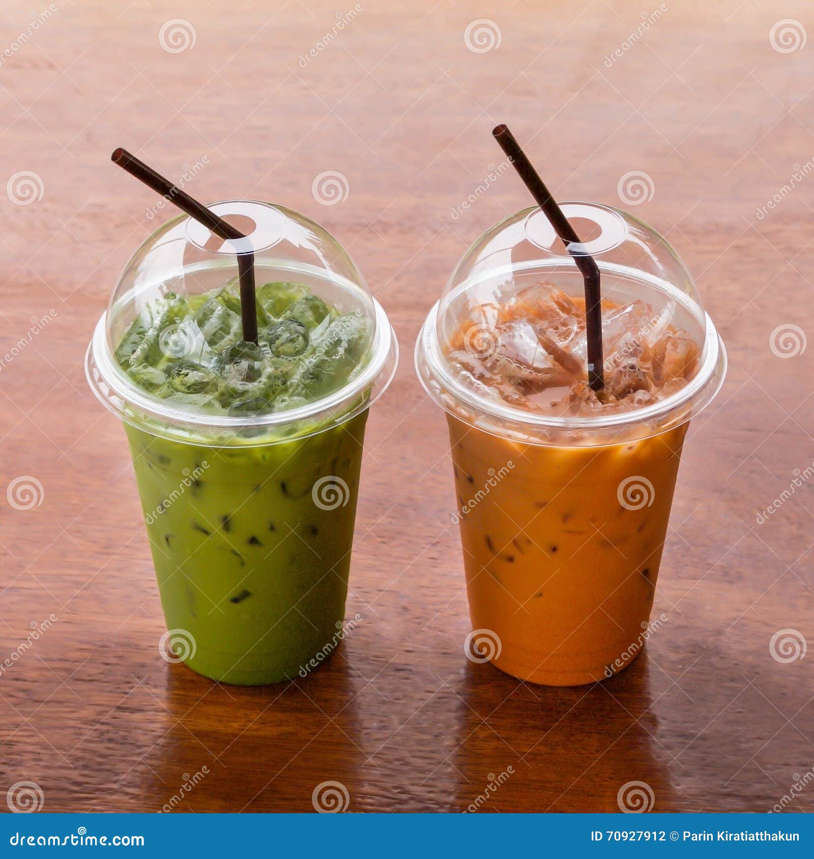Iced Green tea and milk stock photo. Image of natural 70927912