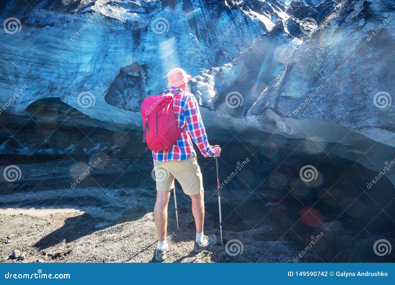Iced grotto stock photo. Image of latin, climate, shiny 149590742