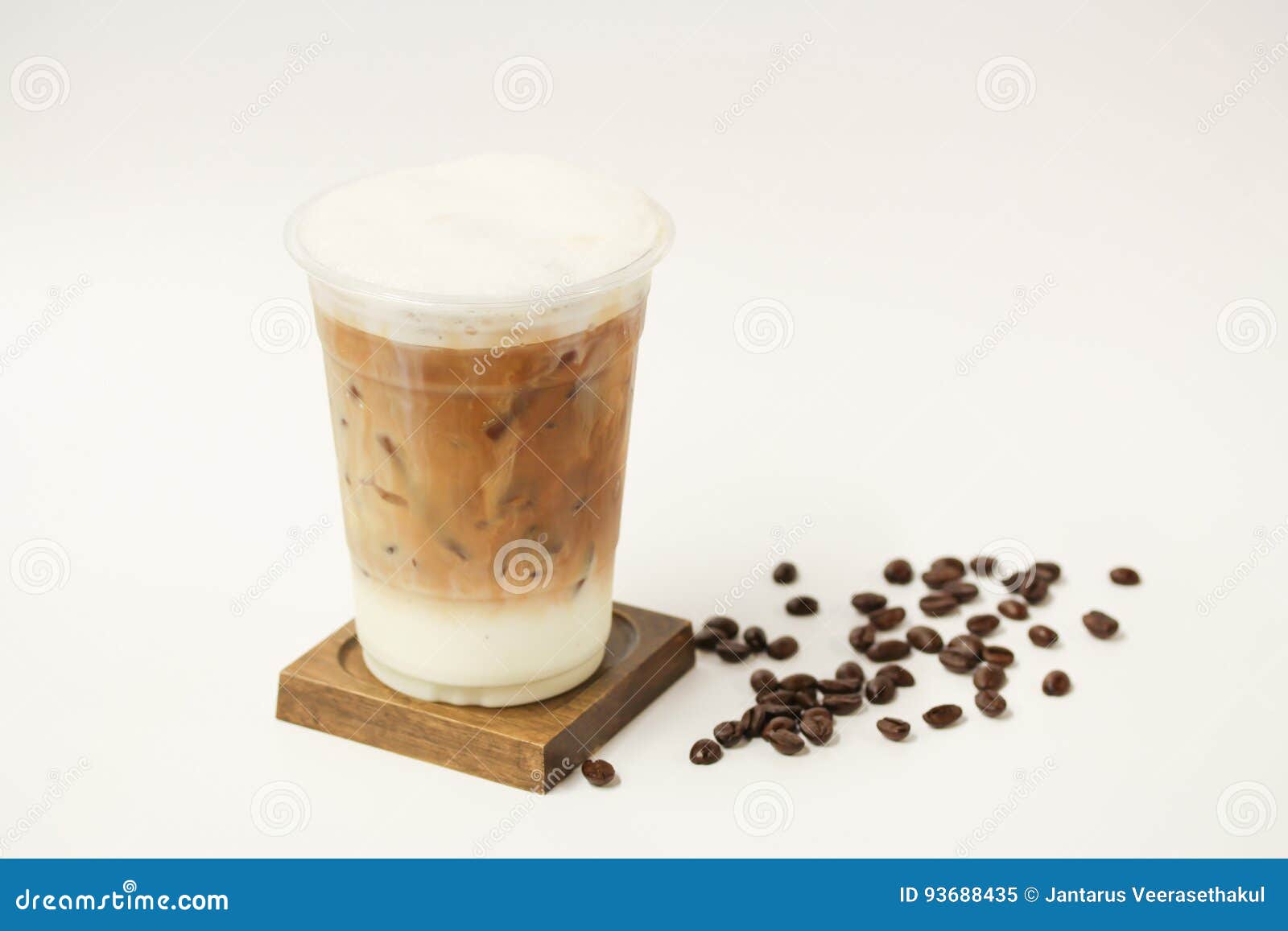 Iced Coffee Caffe Latte Takeaway Cup Stock Photo 537538621