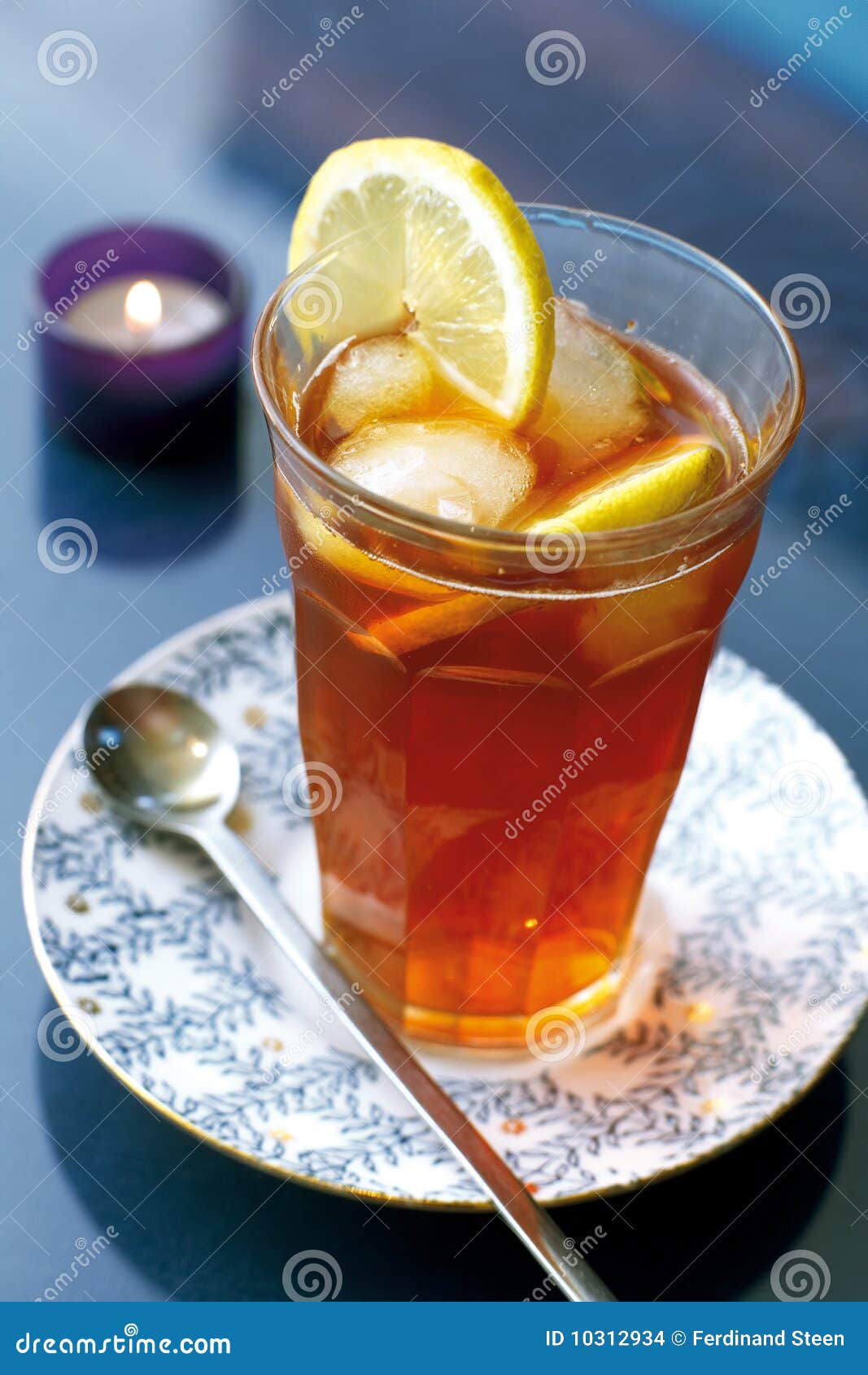 Iced tea stock photo. Image of icecube, glass, isolated 10312934
