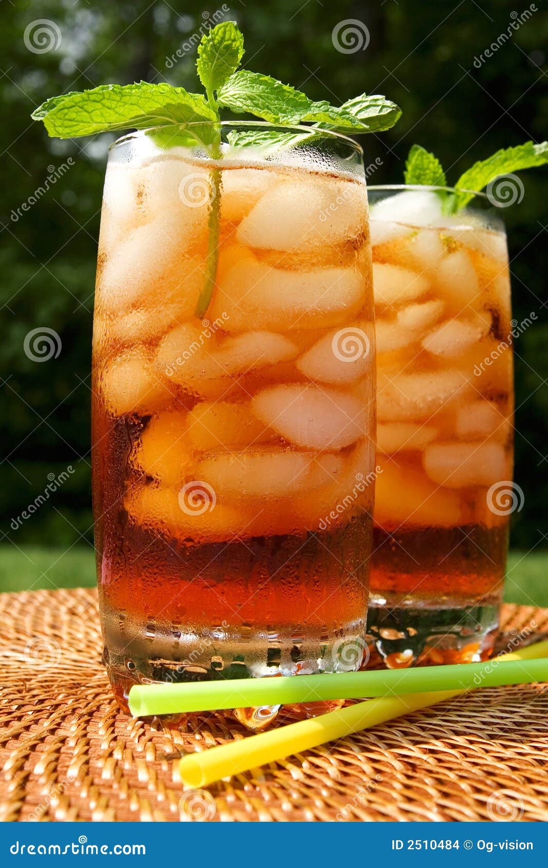 Iced tea stock photo. Image of refreshing, eating, cold 2510484