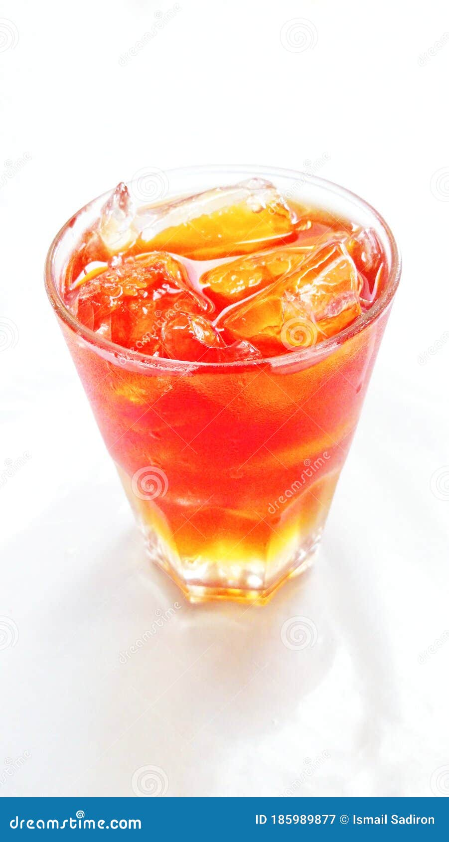 Fresh Ice Tea Isolated on White Background Stock Image Image of frozen, lime 185989877