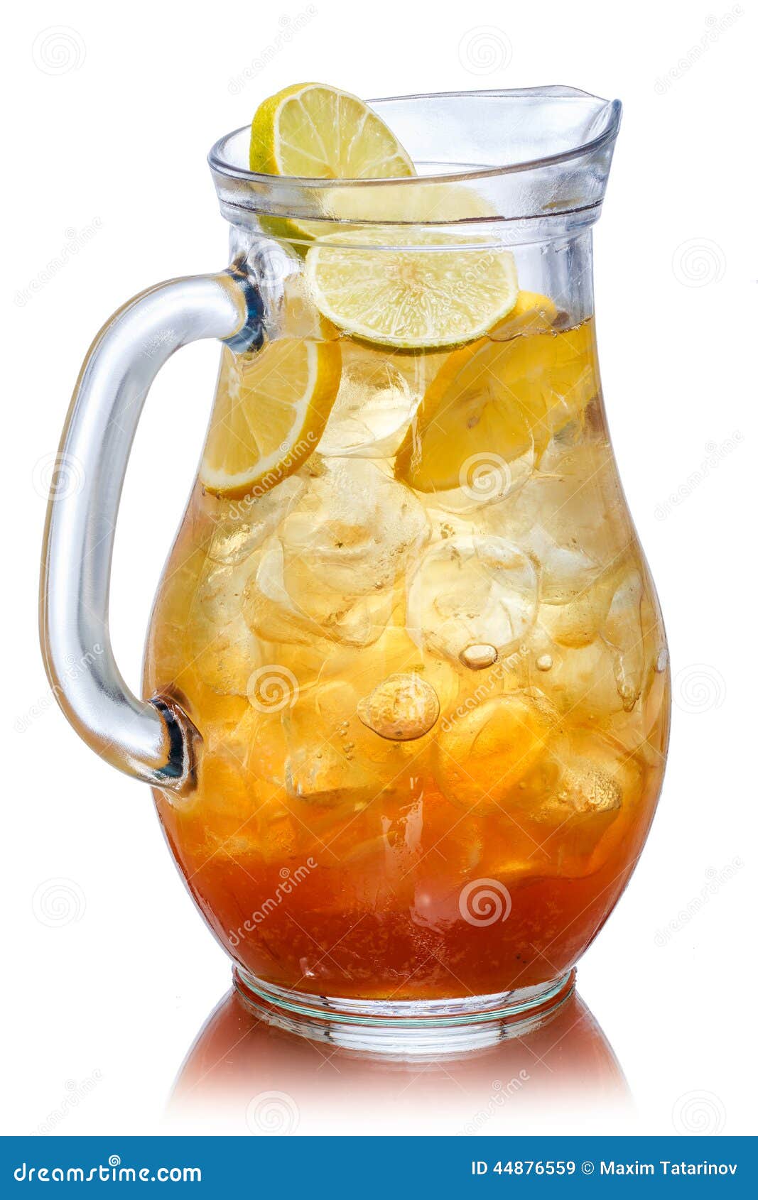 Iced tea in the pitcher stock image. Image of liquid - 44876559