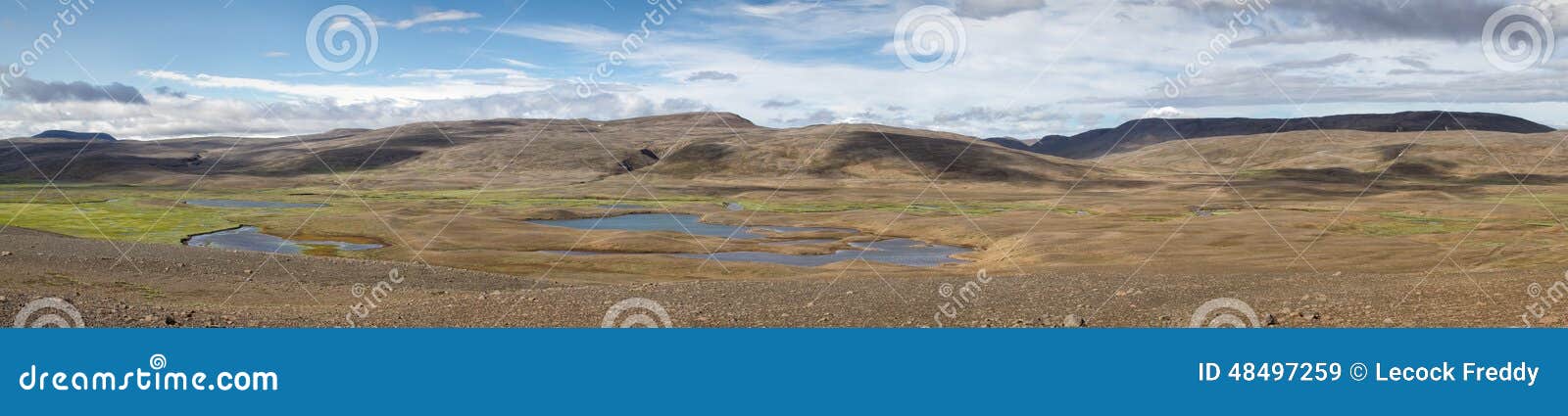 Iceland Panorama Stock Image Image Of Inland Cold Lake 48497259