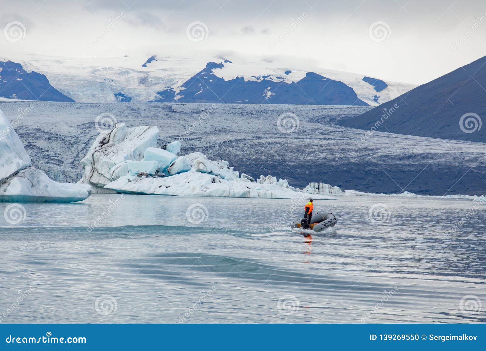 Iceland Yokulsarlon Ice Lagoon Beautiful Cold Northern Landscape