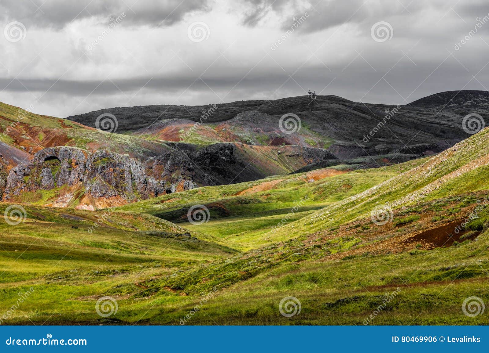 icelandic hillsides