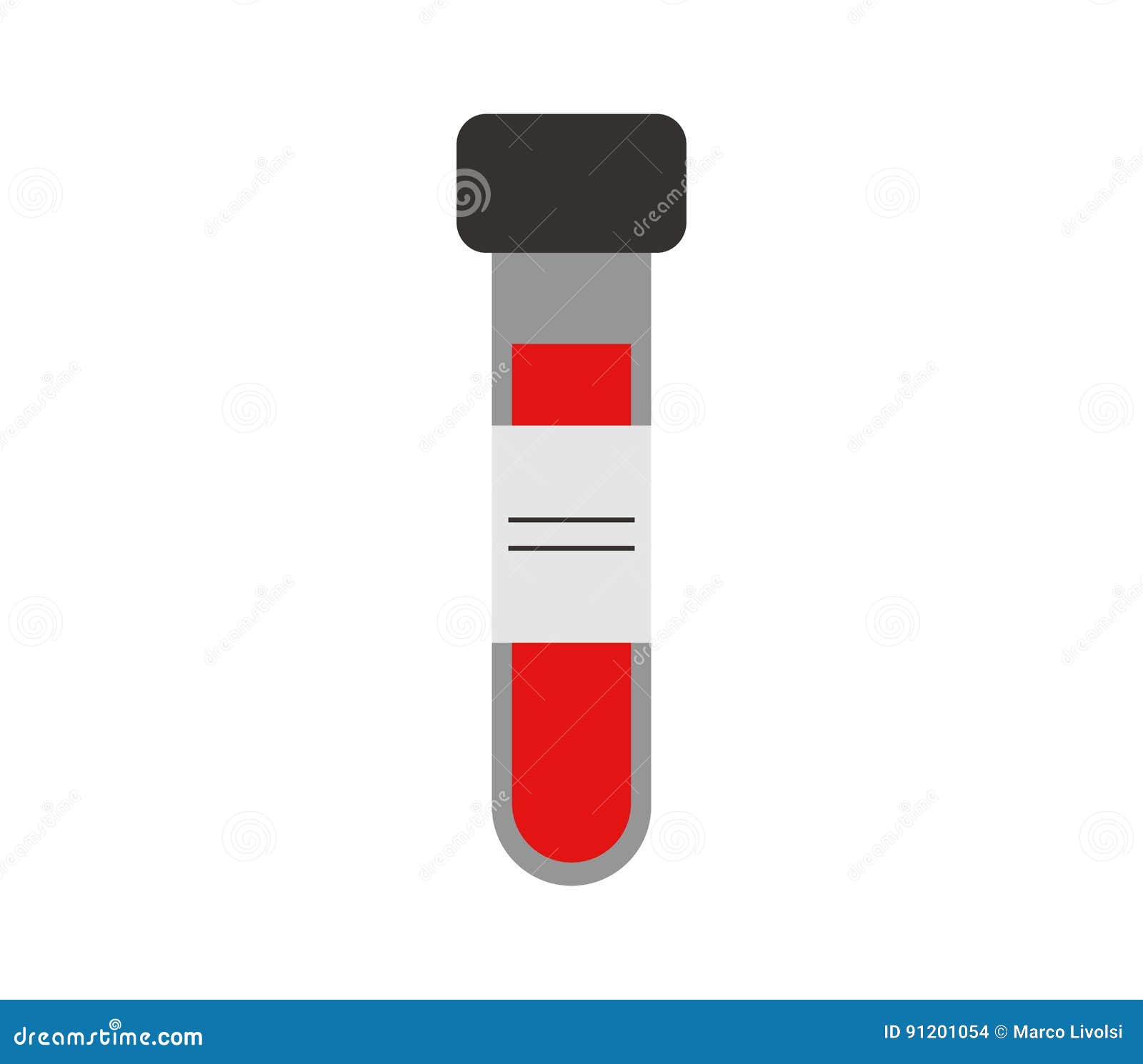 Icon of Blood Container Illustrated Stock Illustration Illustration