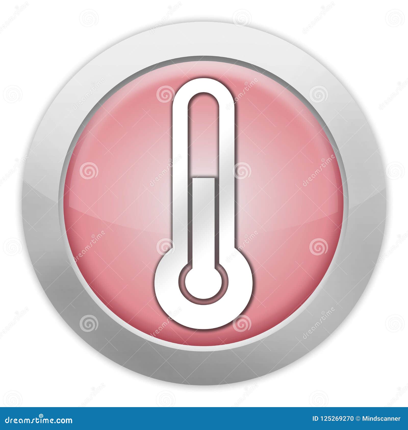 icon, button, pictogram temperature