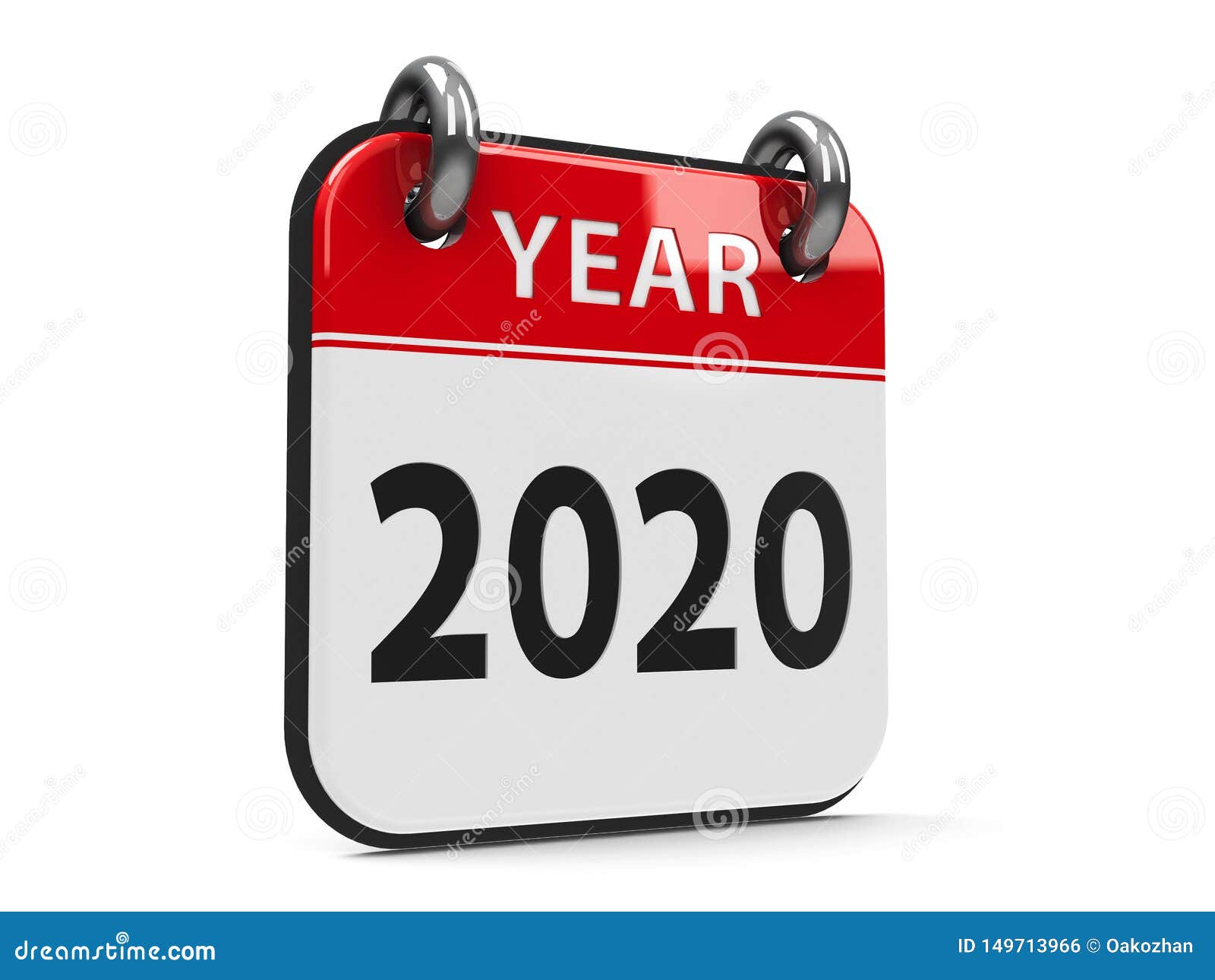Icon calendar 2020 year 2 stock illustration