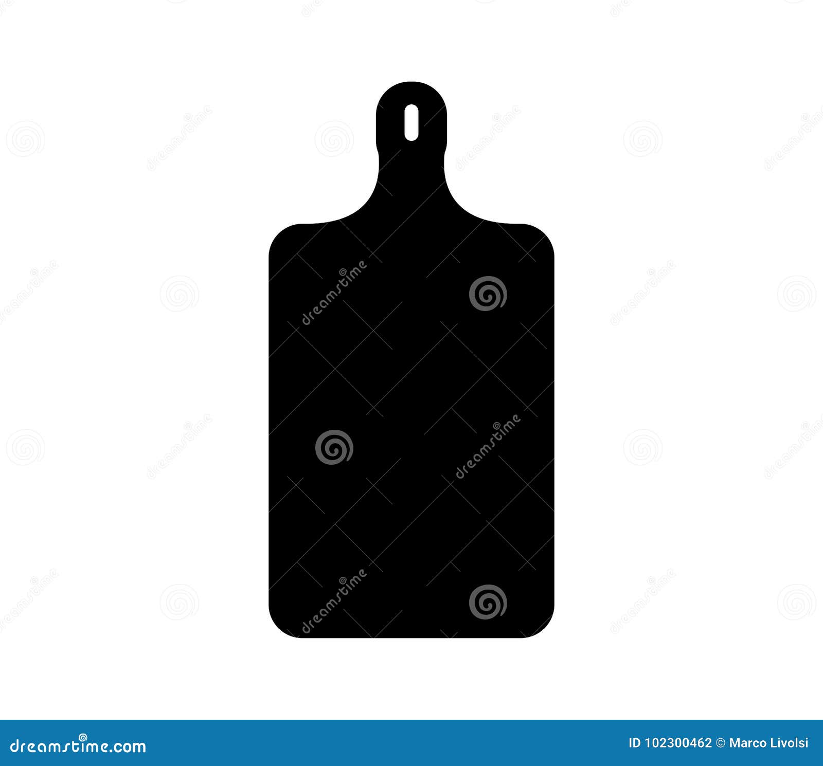 Icon cutting board stock illustration. Illustration of food 102300462