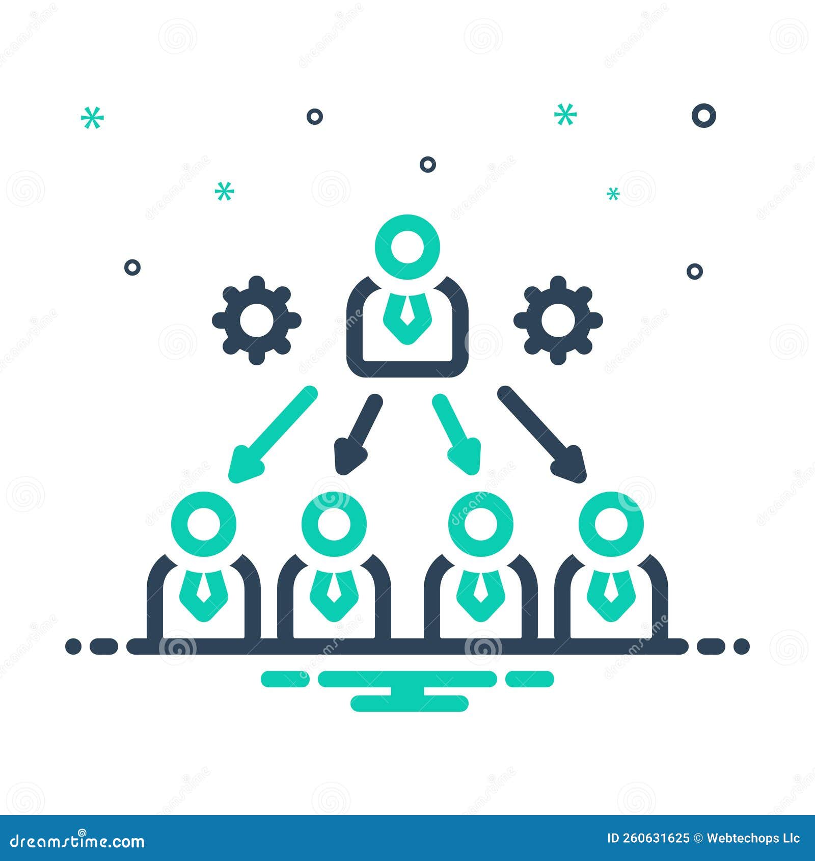 Mix Icon For Delegation Delegacy And Deputation Stock Vector mix-icon-for-delegation-delegacy-and-deputation-stock-vector