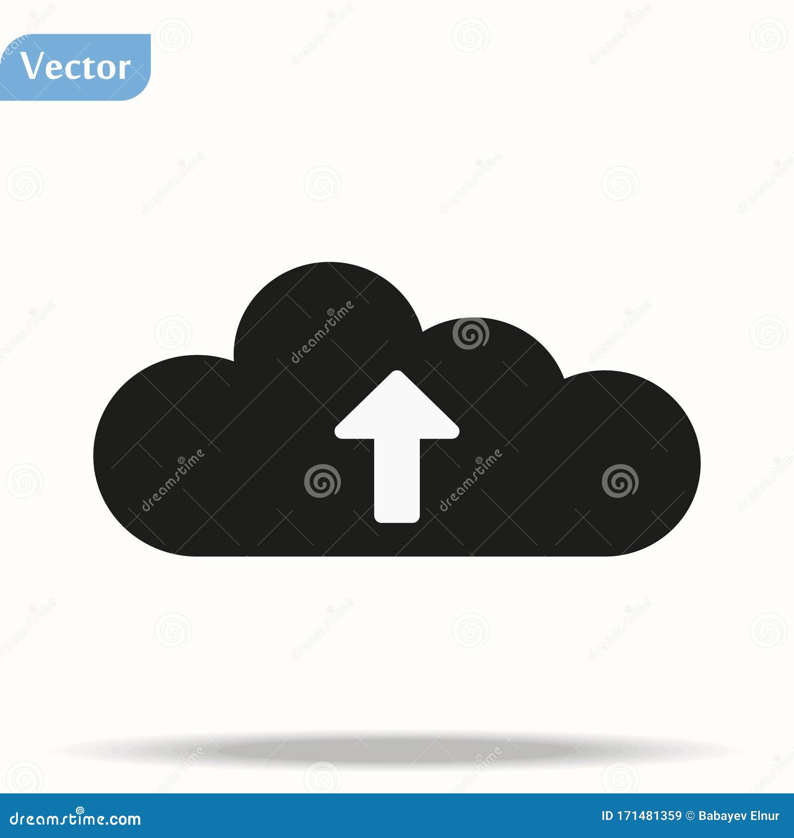 icon for dowload and upload activities. flat style for graphic and web , logo. eps10 black pictogram