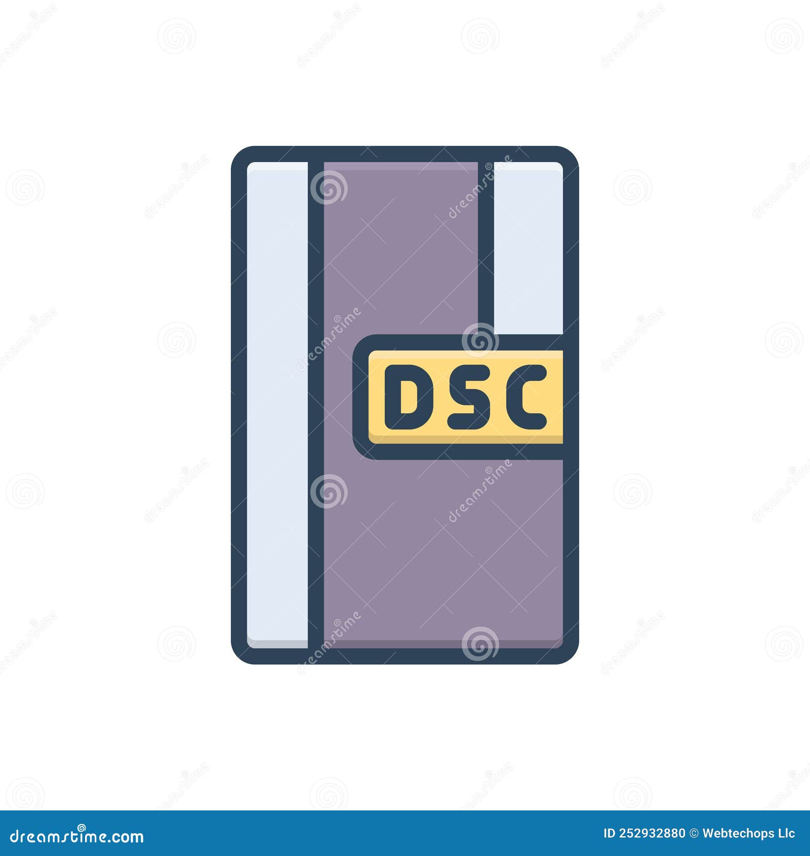 color  icon for dsc, application and file