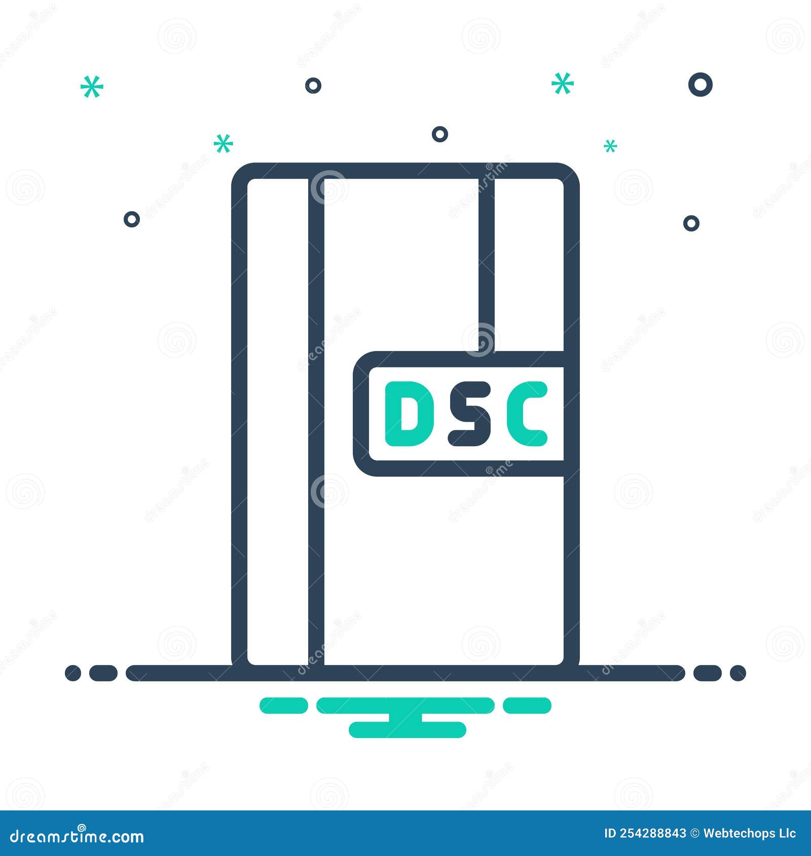 mix icon for dsc, application and file