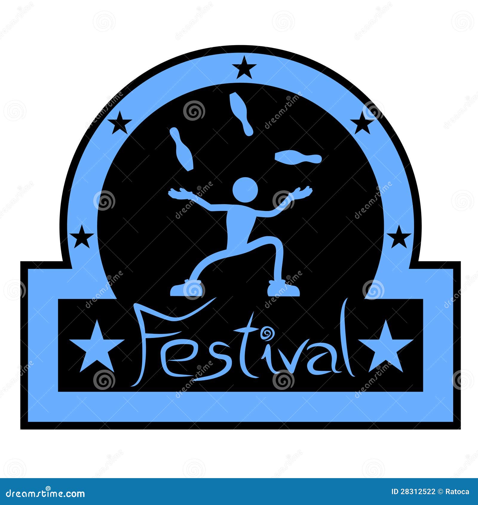 Icon festival stock vector. Illustration of theater, animation 28312522