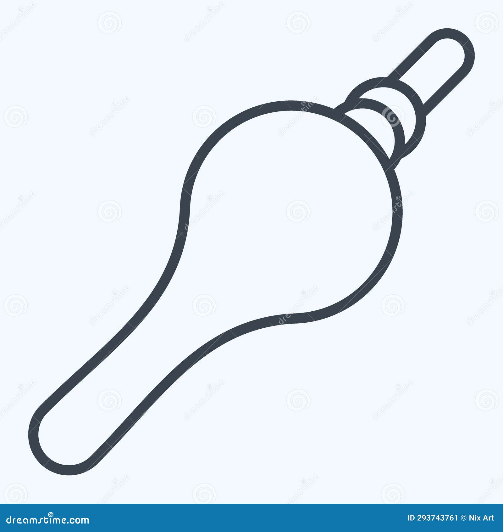 icon flute. related to india . line style. simple  editable. simple 