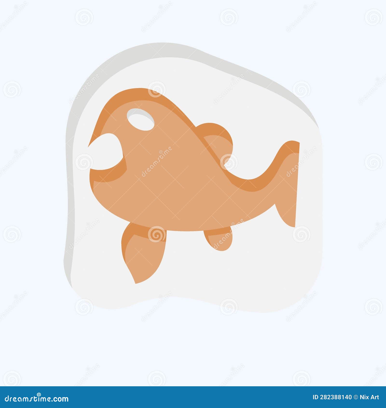 icon fossil. related to prehistoric . flat style. simple  editable. simple 