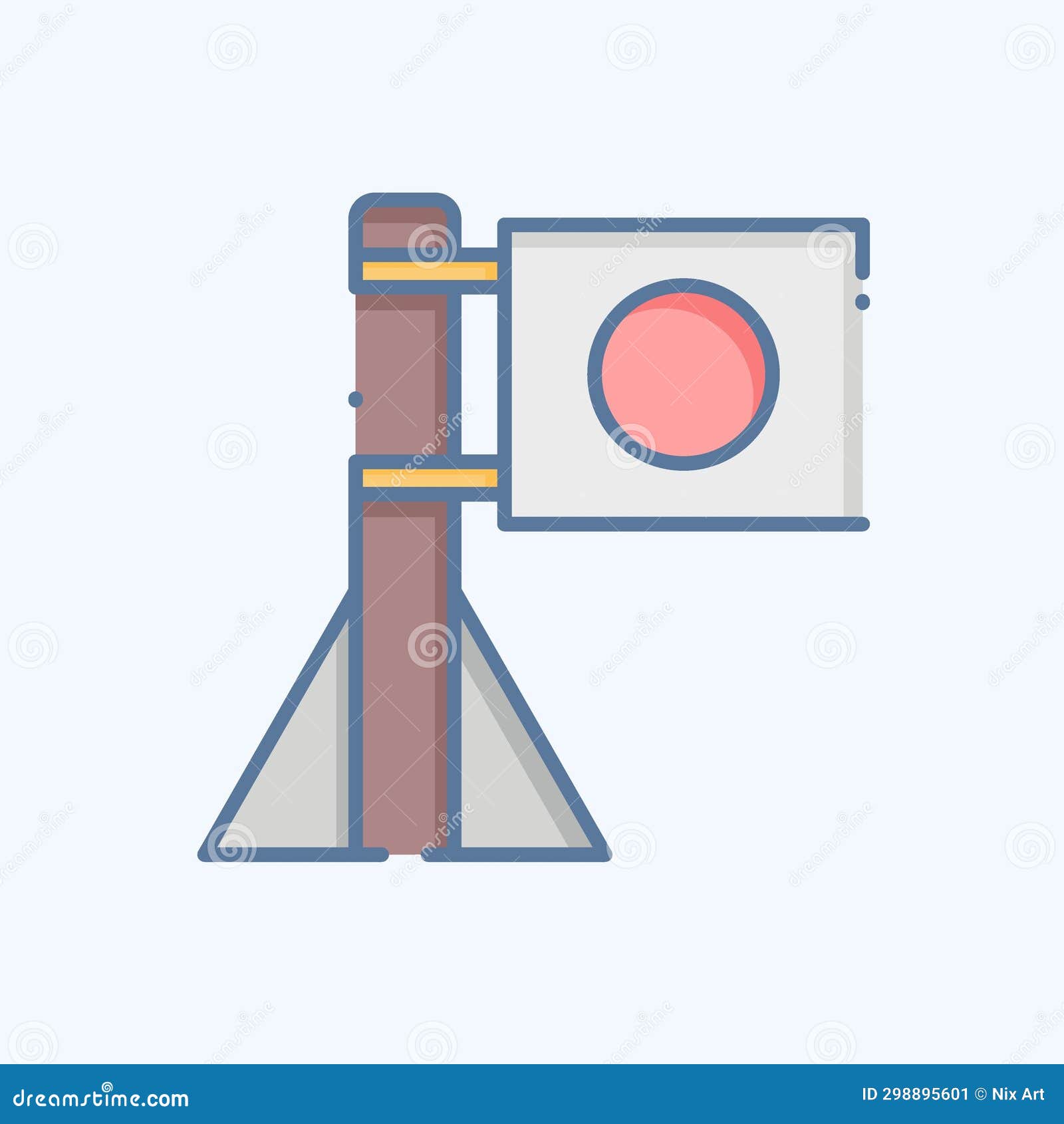 icon japan flag. related to ninja . doodle style. simple  editable. simple 