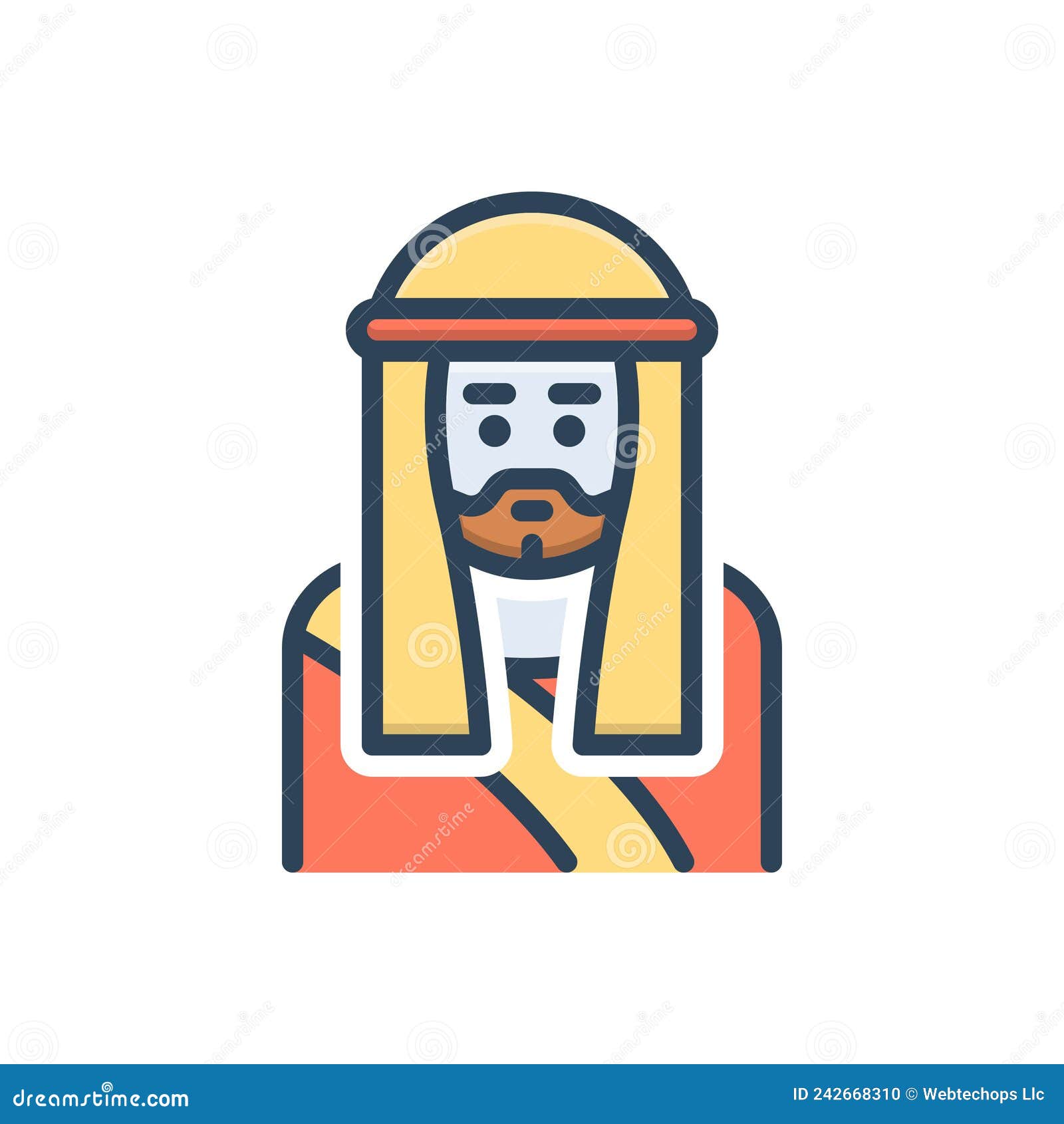 Color Illustration Icon for Joseph, Chief and Faith Stock Vector ...