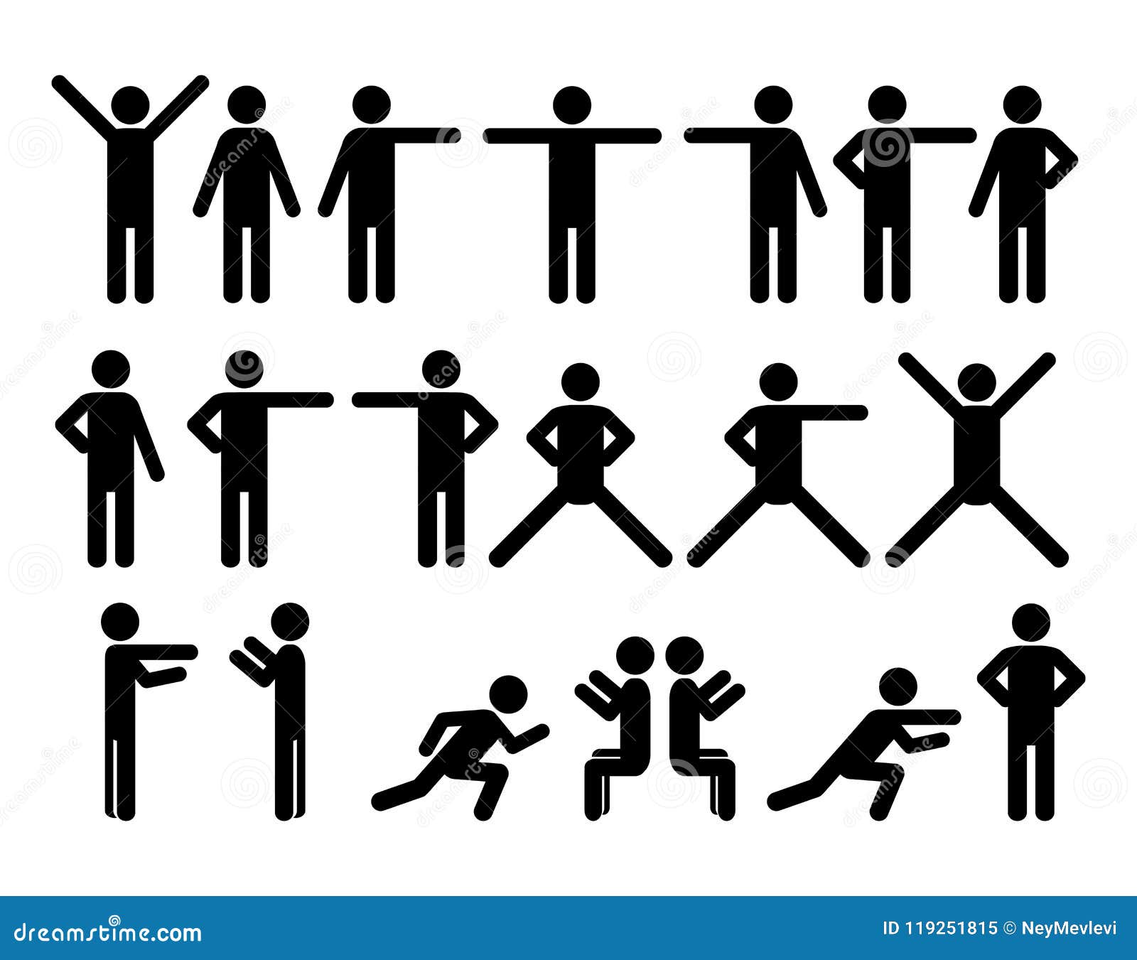 Stickman Poses Stock Illustrations – 1,447 Stickman Poses Stock  Illustrations, Vectors & Clipart - Dreamstime