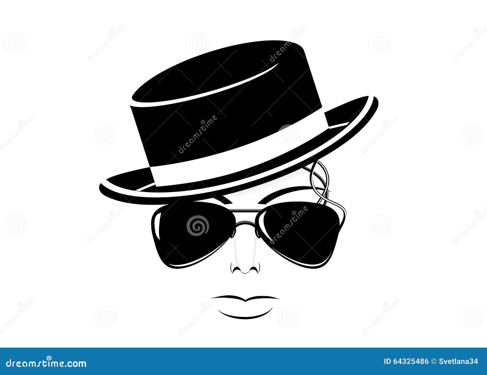 Icon Michael Jackson. stock vector. Illustration of logo - 64325486