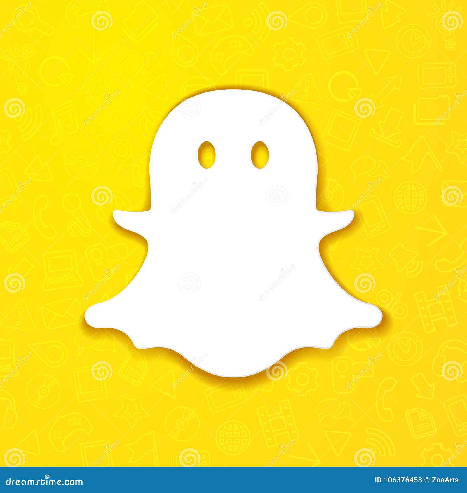 yellow ghost social media
