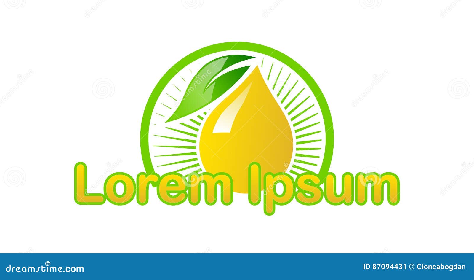 Icon for Natural and Healthy Food Stores Stock Vector Illustration of