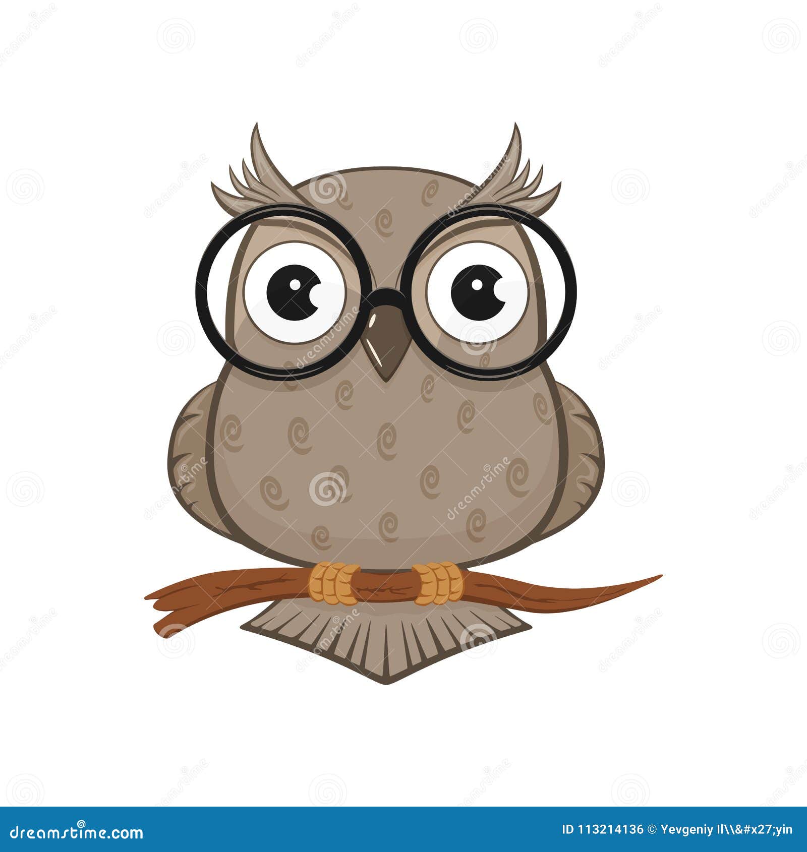 owl with glasses