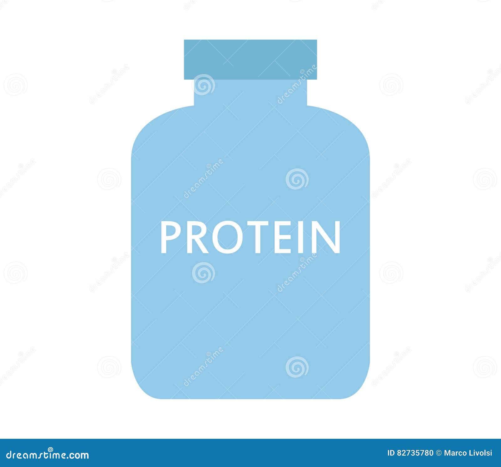 Icon proteins illustrated stock illustration. Illustration of protein