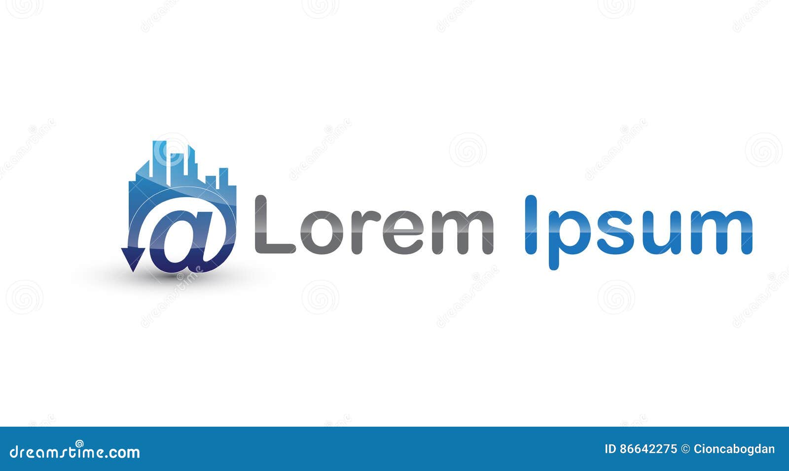 Icon for Real Estate, Construction and Insurance Business Stock Vector