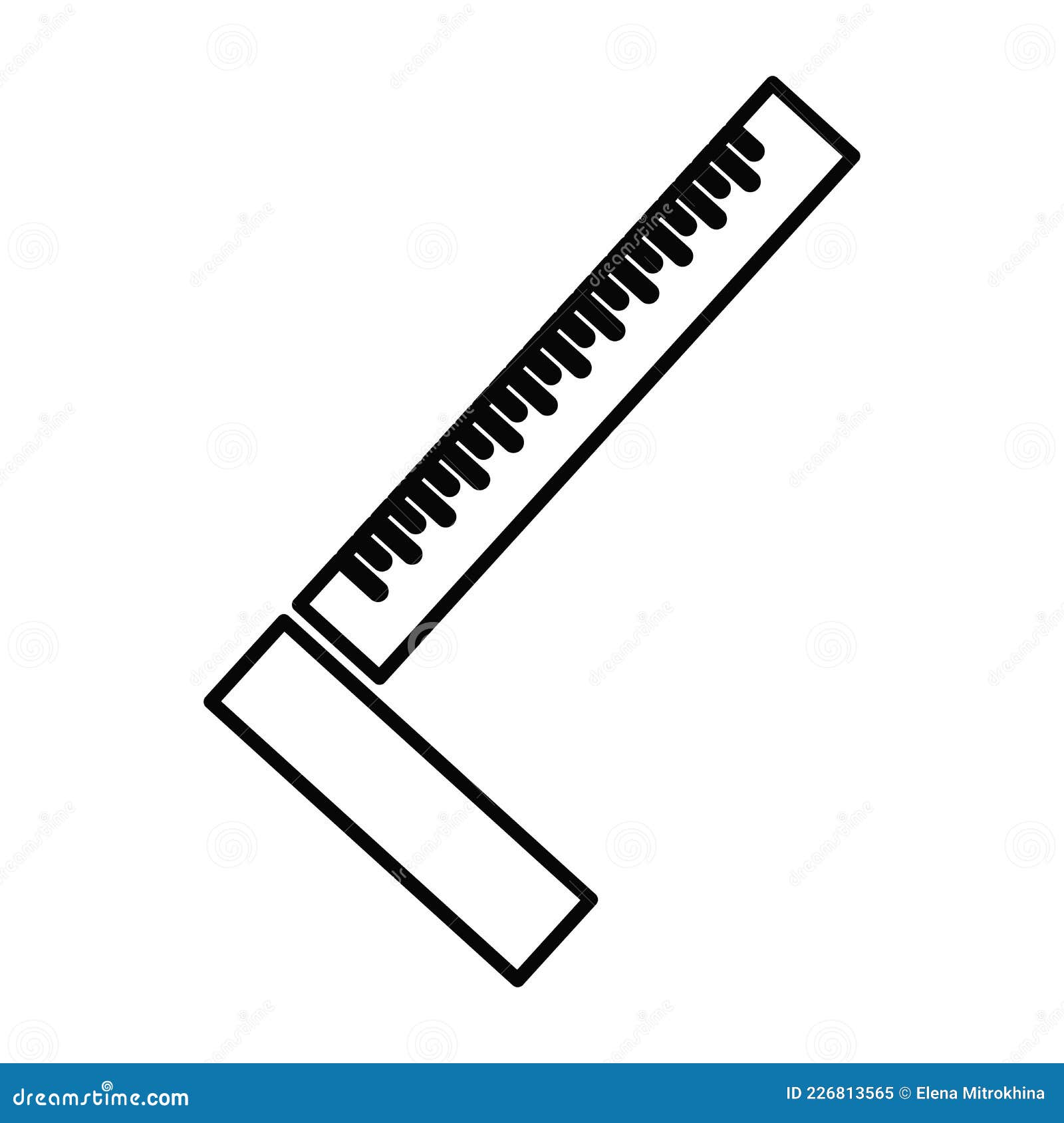 The Icon is a Square. Drawing, Locksmith and Carpentry Tools for