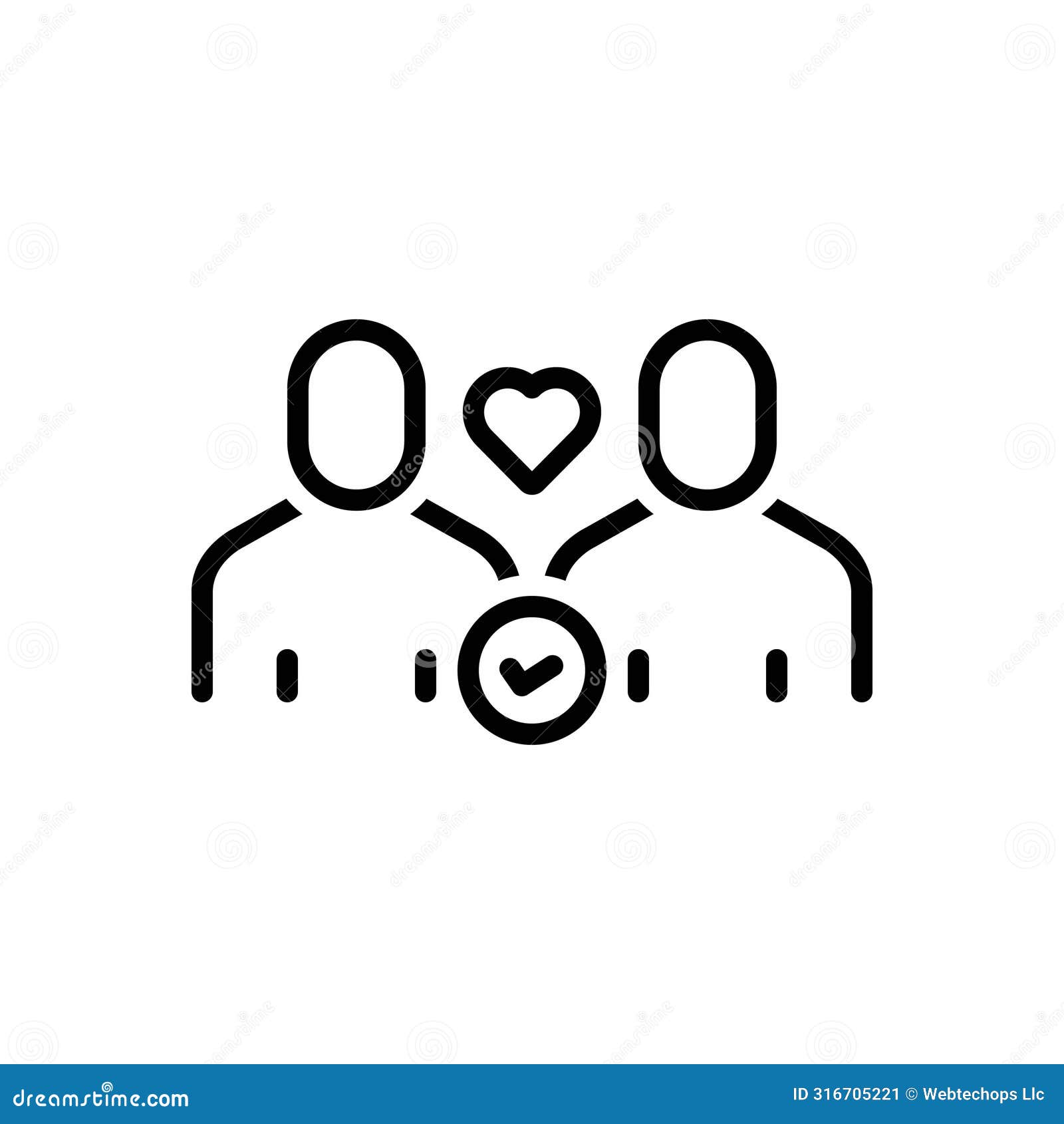 Black Line Icon for Trust, Believe and Humanity Stock Vector - Illustration  of shape, believe: 316705221, image size:1600x1690