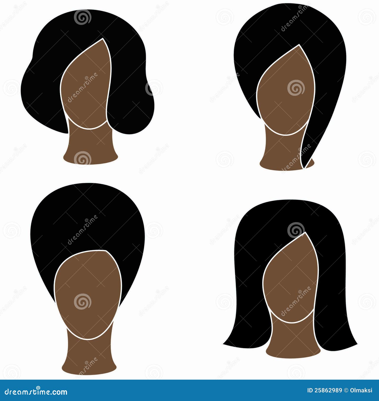 Icon women black stock vector. Illustration of cartoon - 25862989