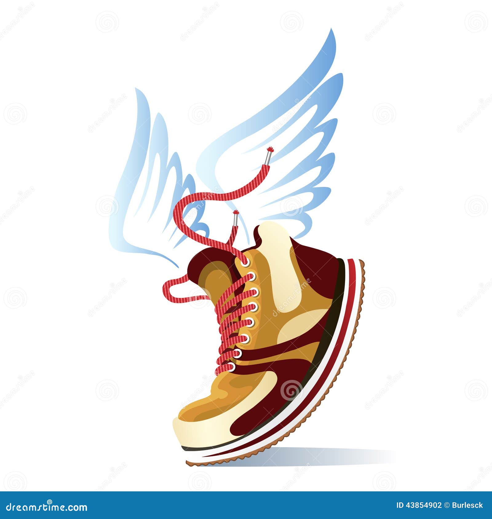 logo con scarpa alata