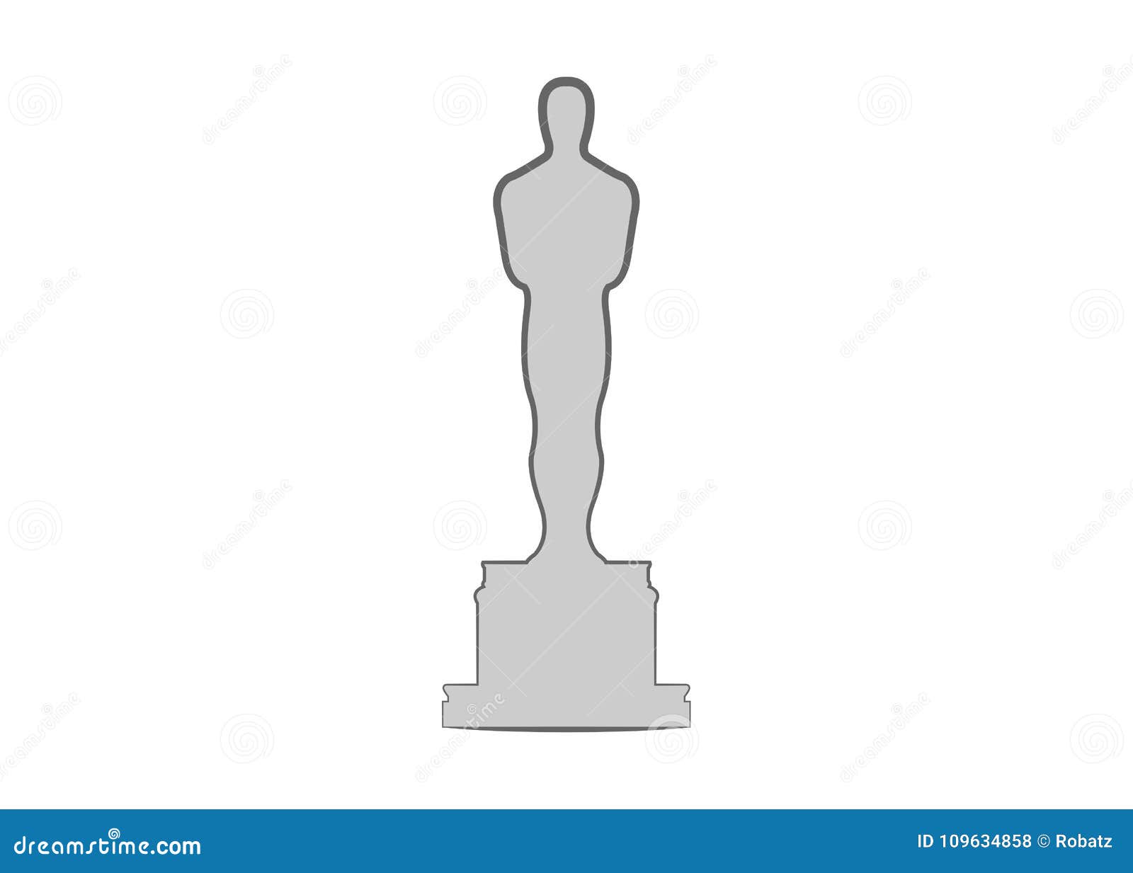 Оскар статуэтка силуэт