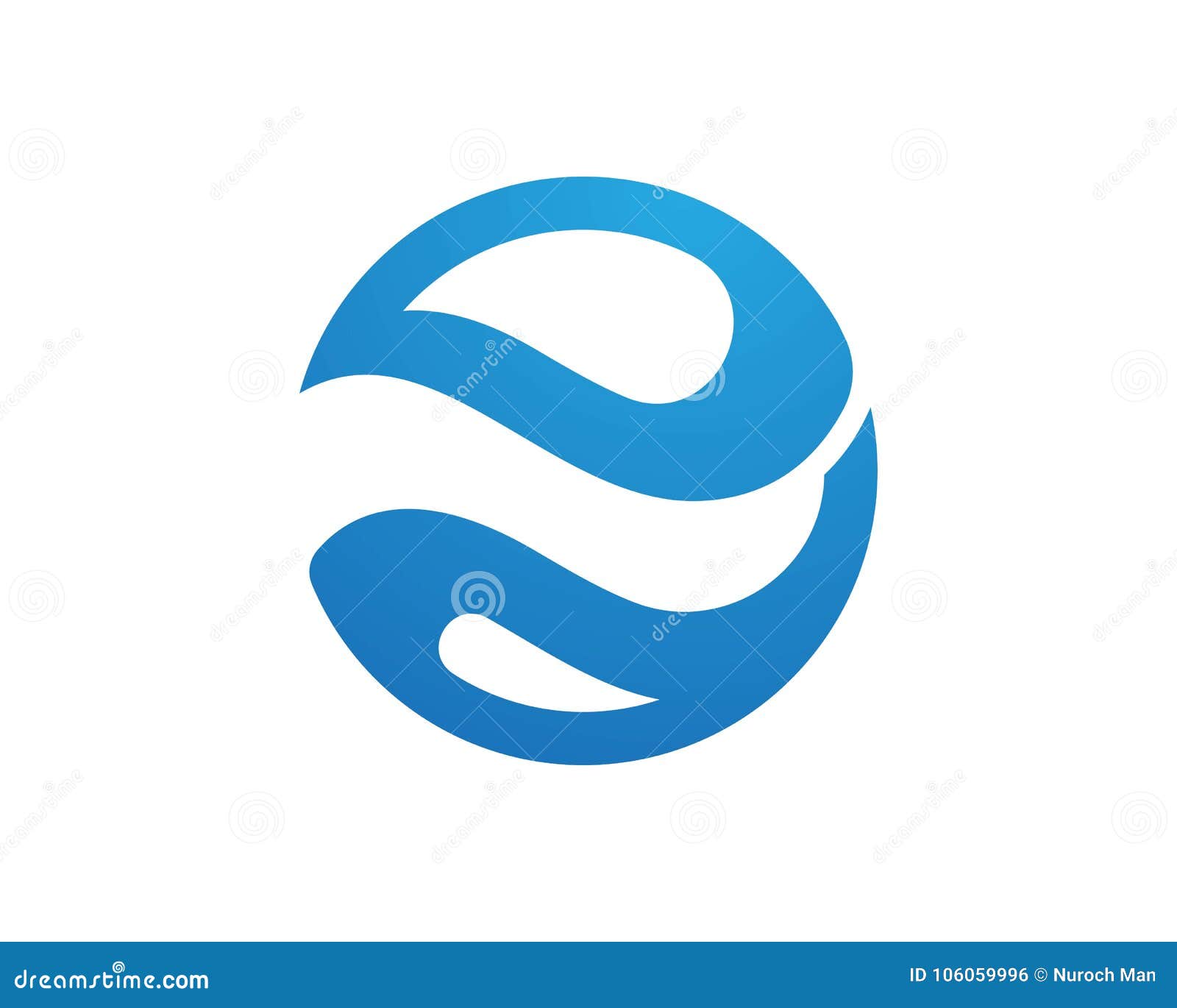Icona Logo Template di Wave di acqua. Icona Logo Template Water Wave Icon Logo Template di Wave di acqua