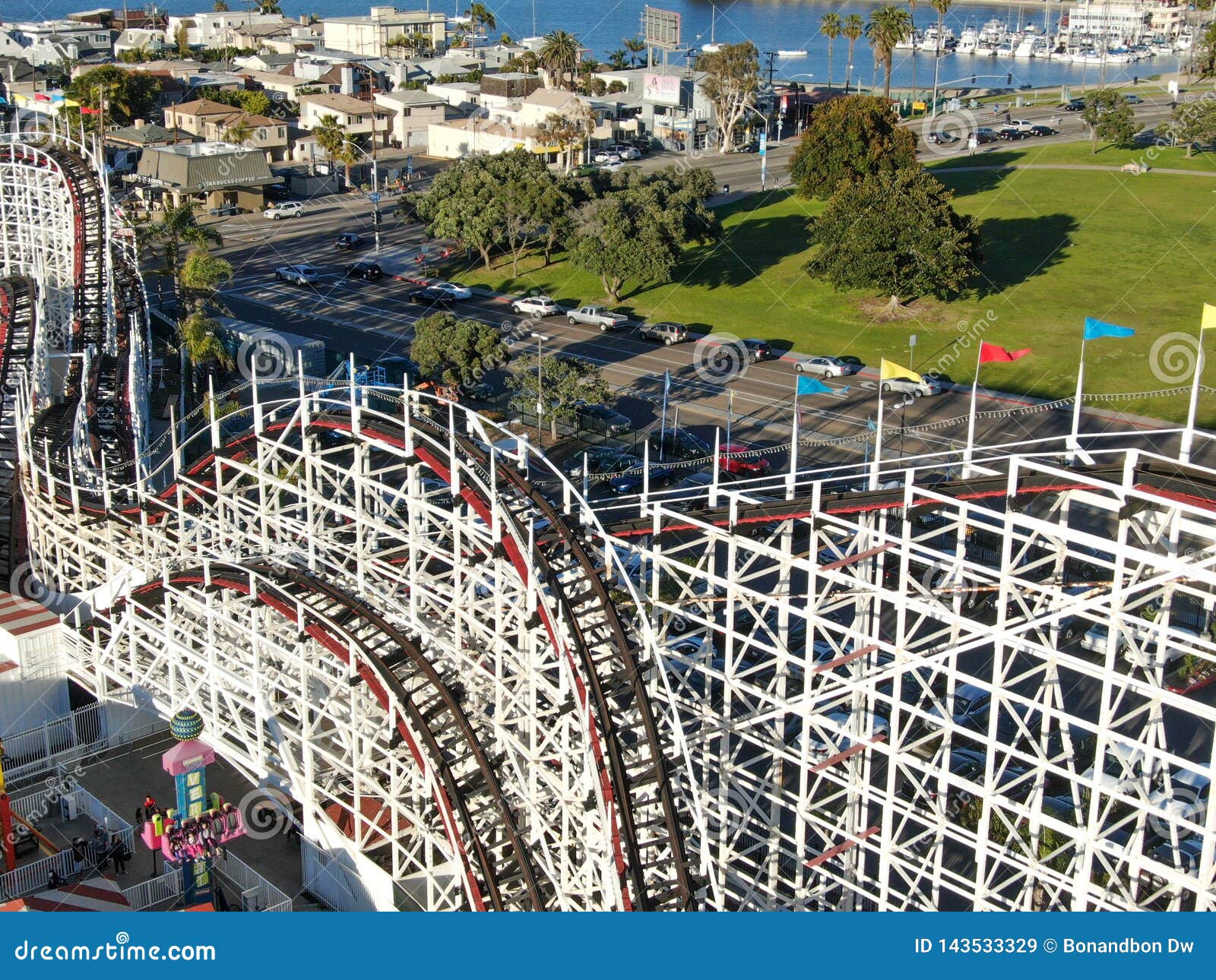 wallpapers Mission Beach Roller Coaster dreamstime com