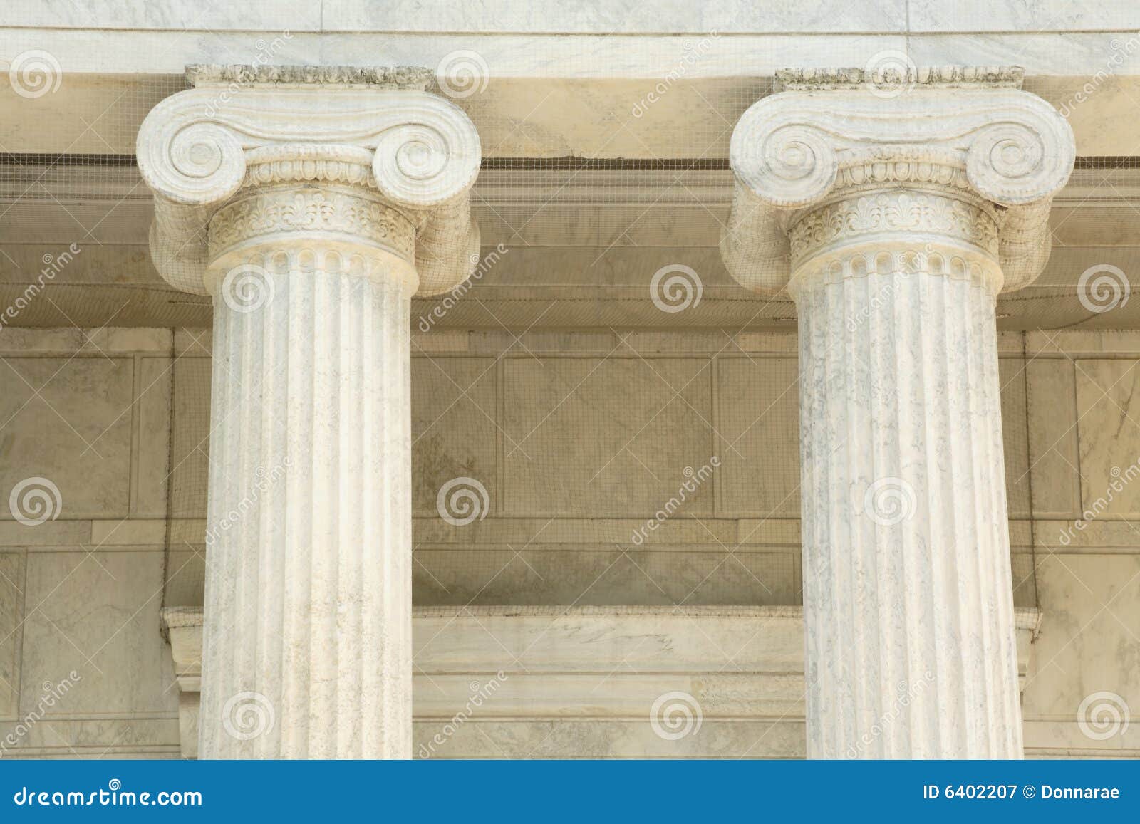 iconic marble pillars