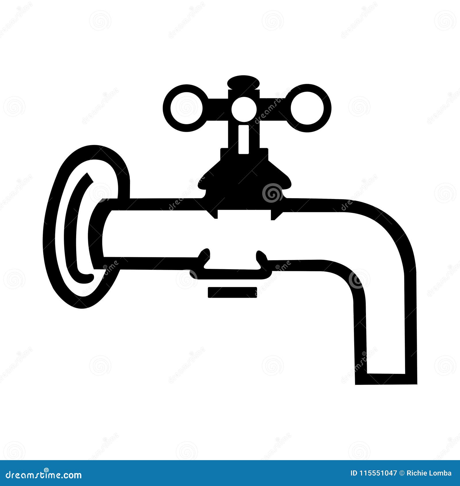 Monopoly Water Works Faucet Editorial Photography Illustration