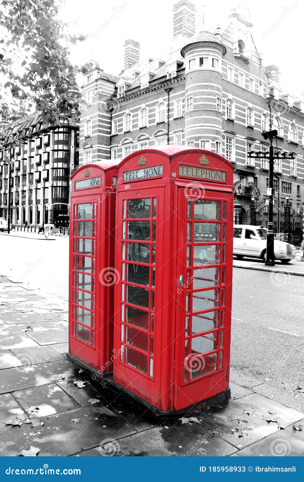 London Telephone Box Fridge Magnet Souvenir Red Traditional British Phone Gift
