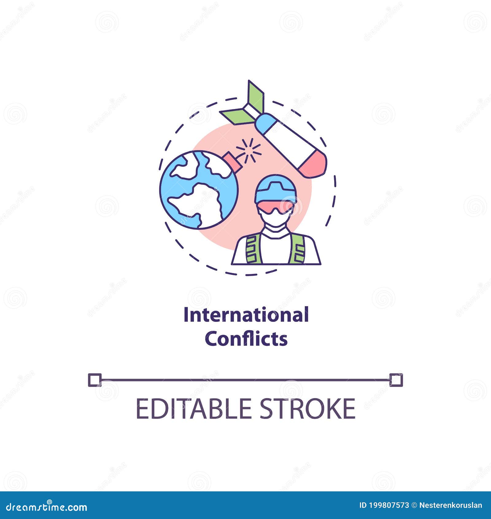 Icono De Concepto De Conflictos Internacionales Ilustración del Vector -  Ilustración de unidad, conflicto: 199807573