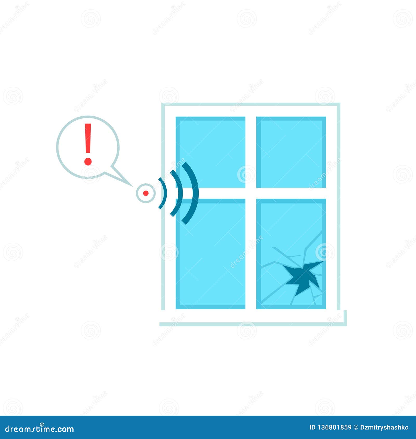 Icono De Cristal Del De La Rotura Ilustración del - Ilustración de fragmentos, 136801859