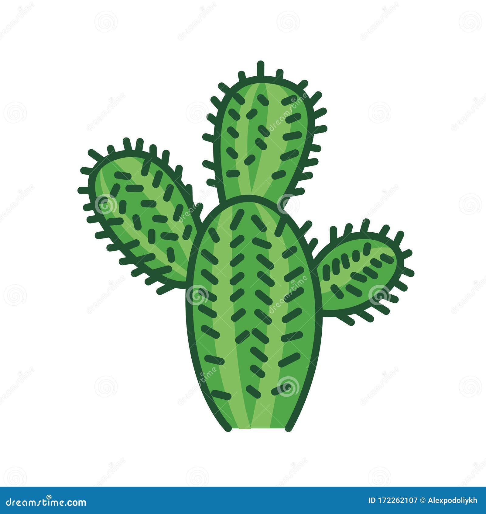 Icono De Línea De Color De Cactus Tipo De Planta Adaptada a Climas  Calientes Y Secos Pictograma Para Página Web, Aplicación Móvil Ilustración  del Vector - Ilustración de drenaje, cacto: 172262107