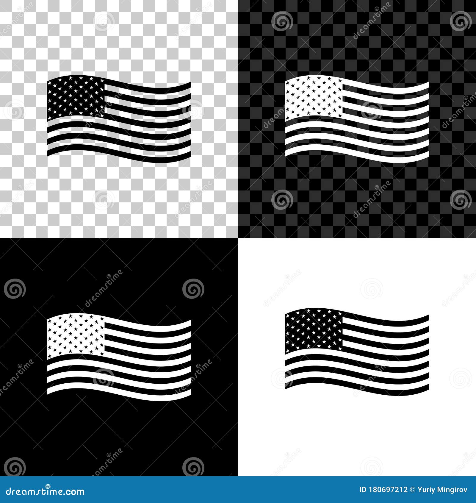 All 97+ Images bandera de estados unidos negra y blanca Updated