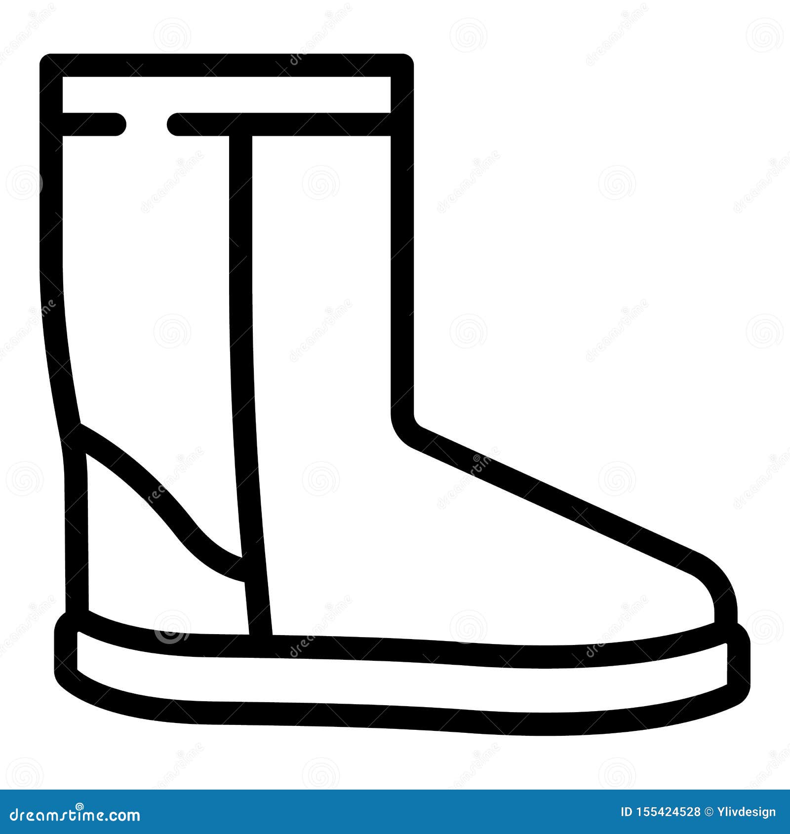 Icono De La Bota Del Ugg Del Invierno 