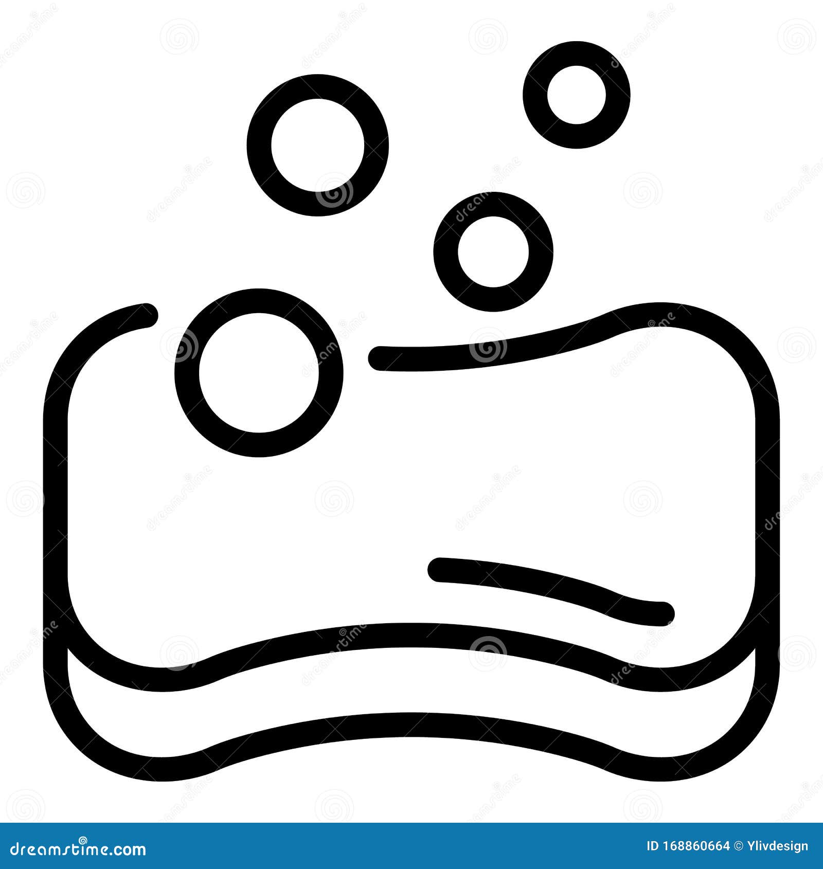 Icono De La Esponja De Baño De Lavado, Estilo De Contorno Ilustración del  Vector - Ilustración de seco, salud: 168860664